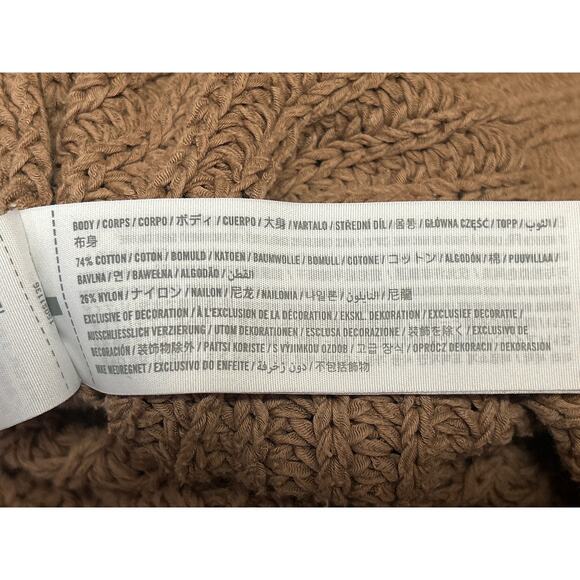 Abercrombie & Fitch Brown Sleeveless Ribbed Knit Crew Sweater Vest Top Size XS - Picture 4 of 4